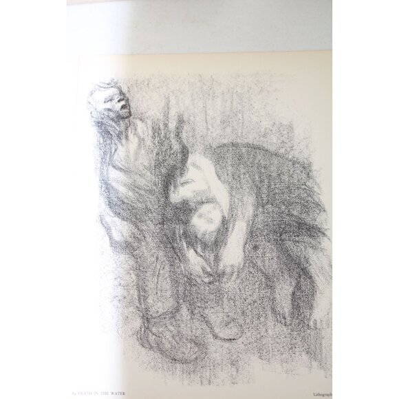 KÄTHE KOLLWITZ Woman Welcoming Death In The Water Vintage Print 91977 - Picture 4 of 5